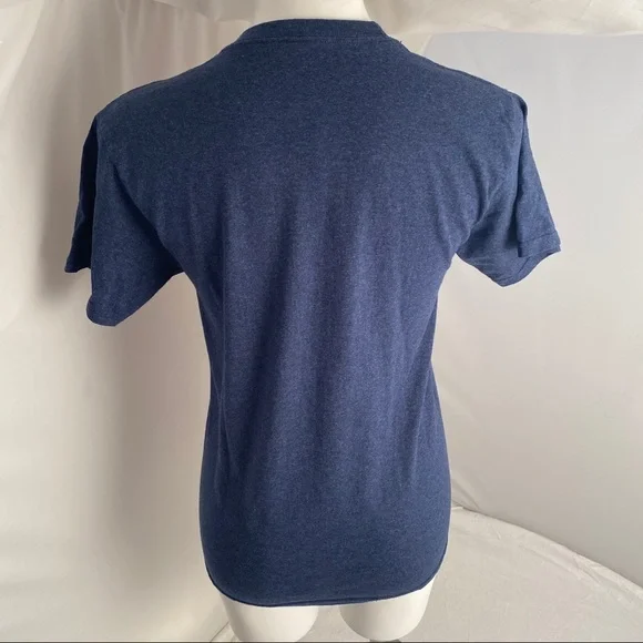 Disney blue rainbow color logo crew neck t-shirt - Picture 4 of 7